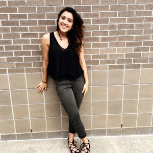 Army Green Cargo Mid Rise Jeggings Pants